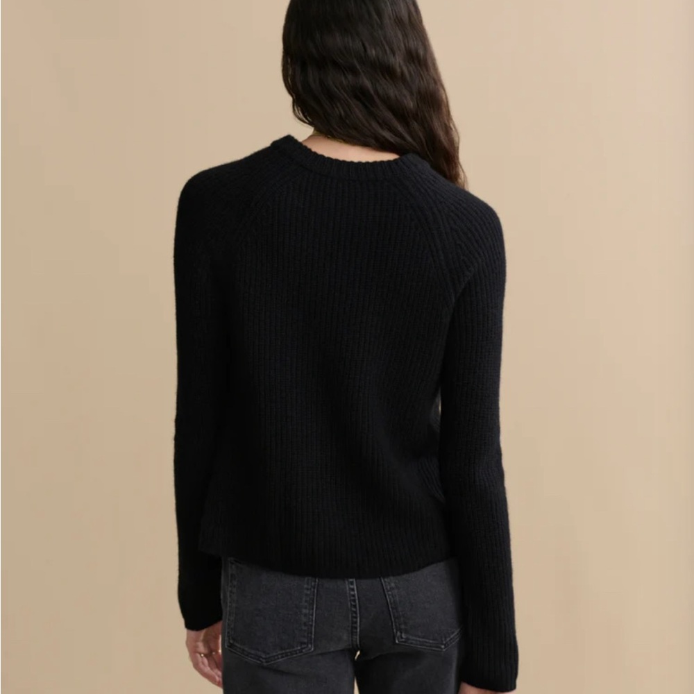 Jenni Kayne Cashmere Fisherman Sweater - Size M - Picture 8 of 9